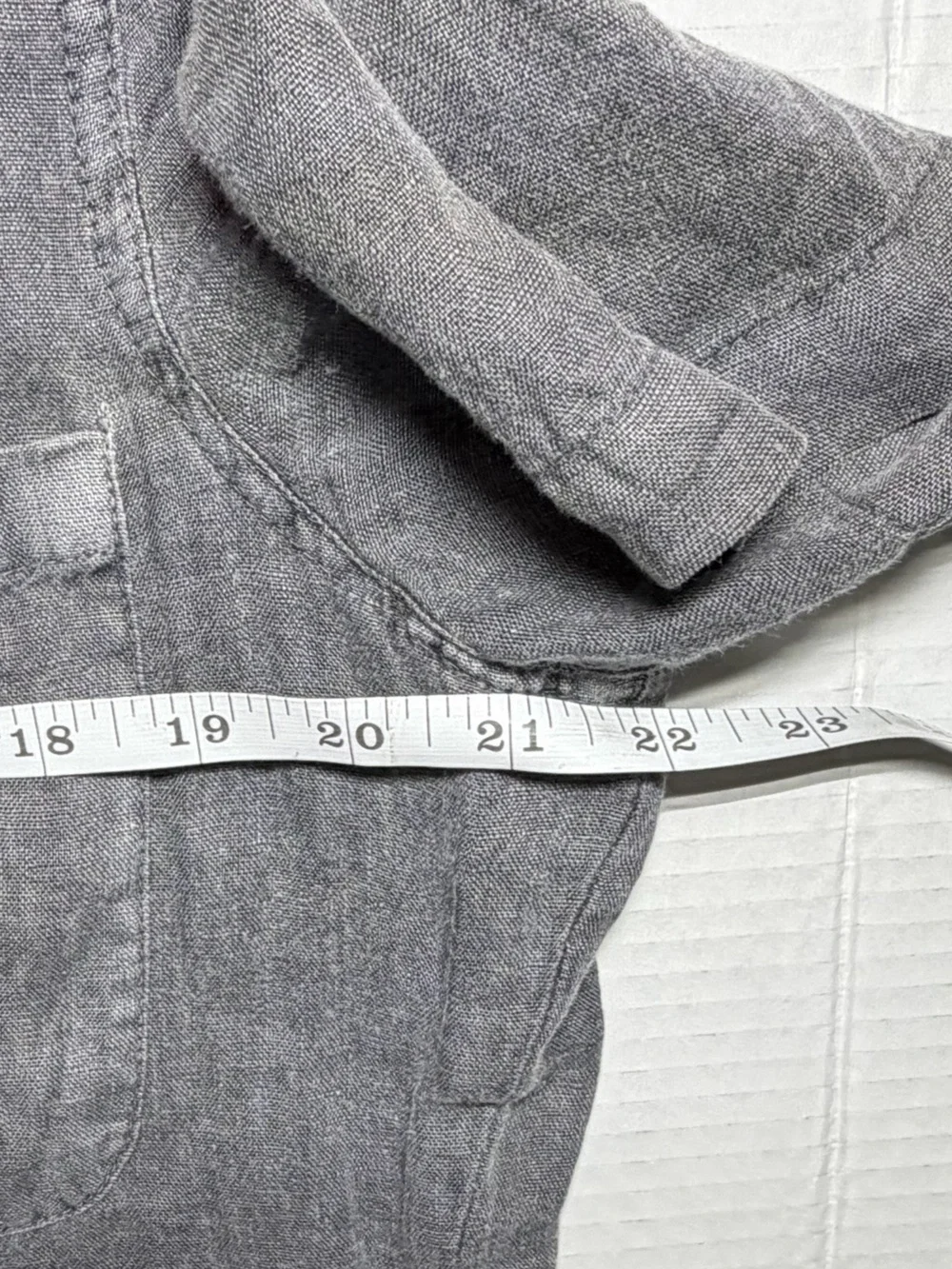 Zara Linen Washed Cargo Jumpsuit